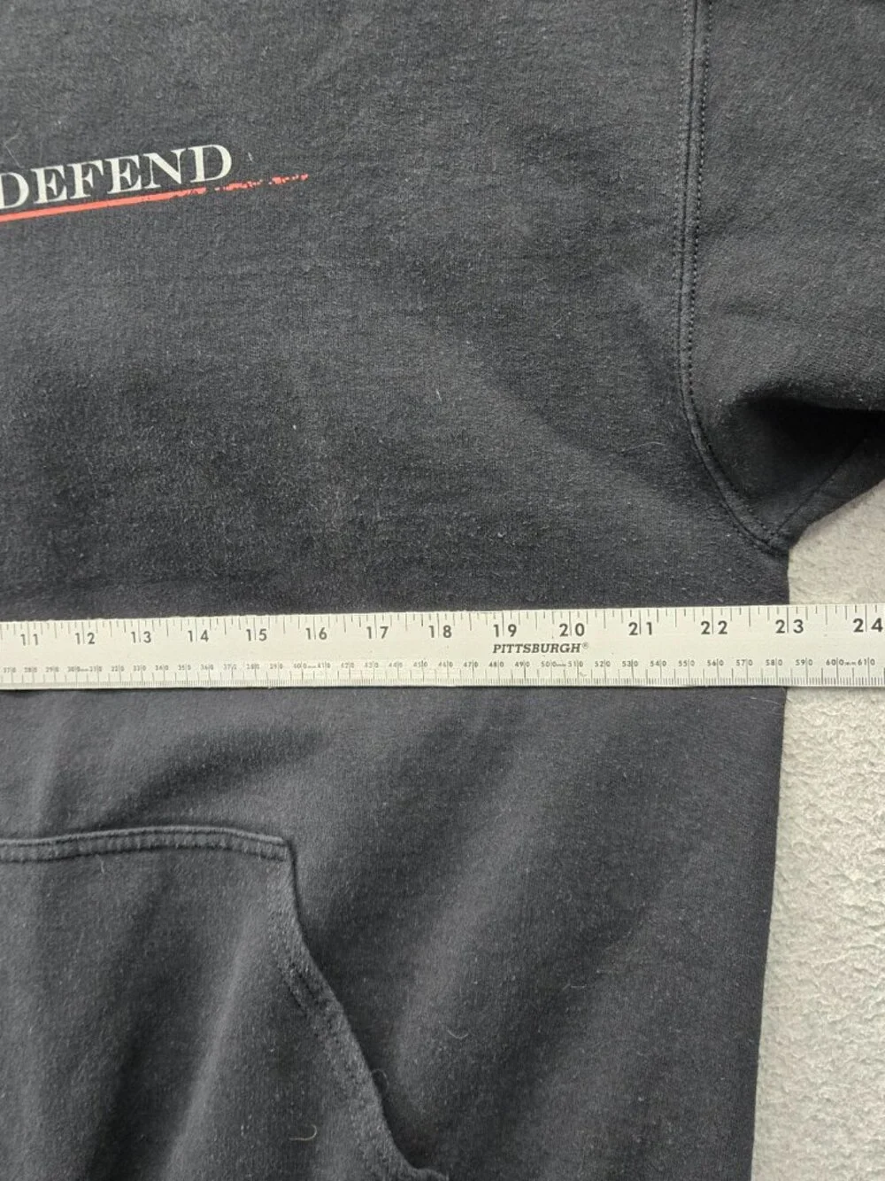 Grunt Style Men Hoodie L Black Second Amendment 2.0 USA Flag Logo Graphic Print